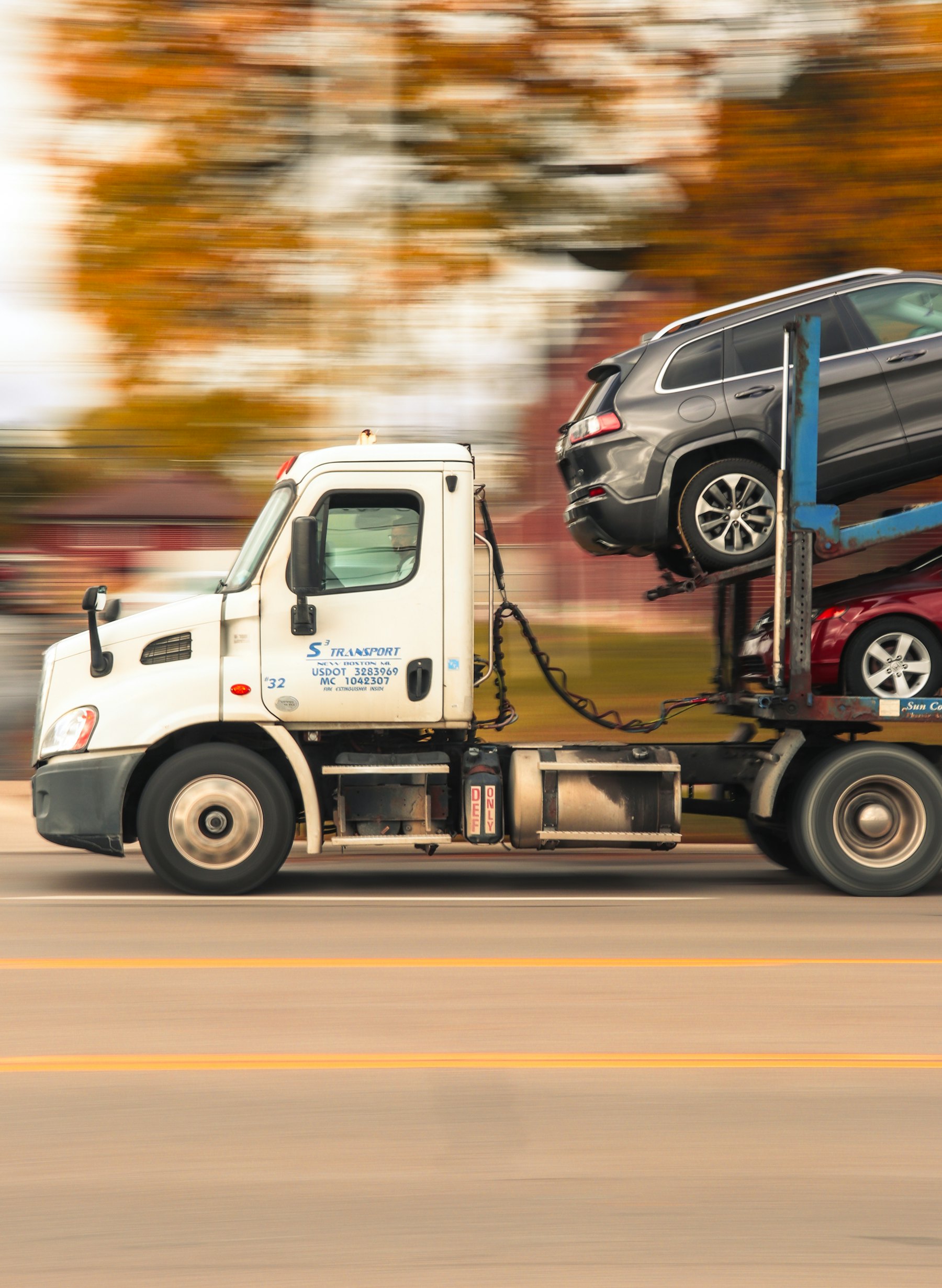Inland vehicle transport