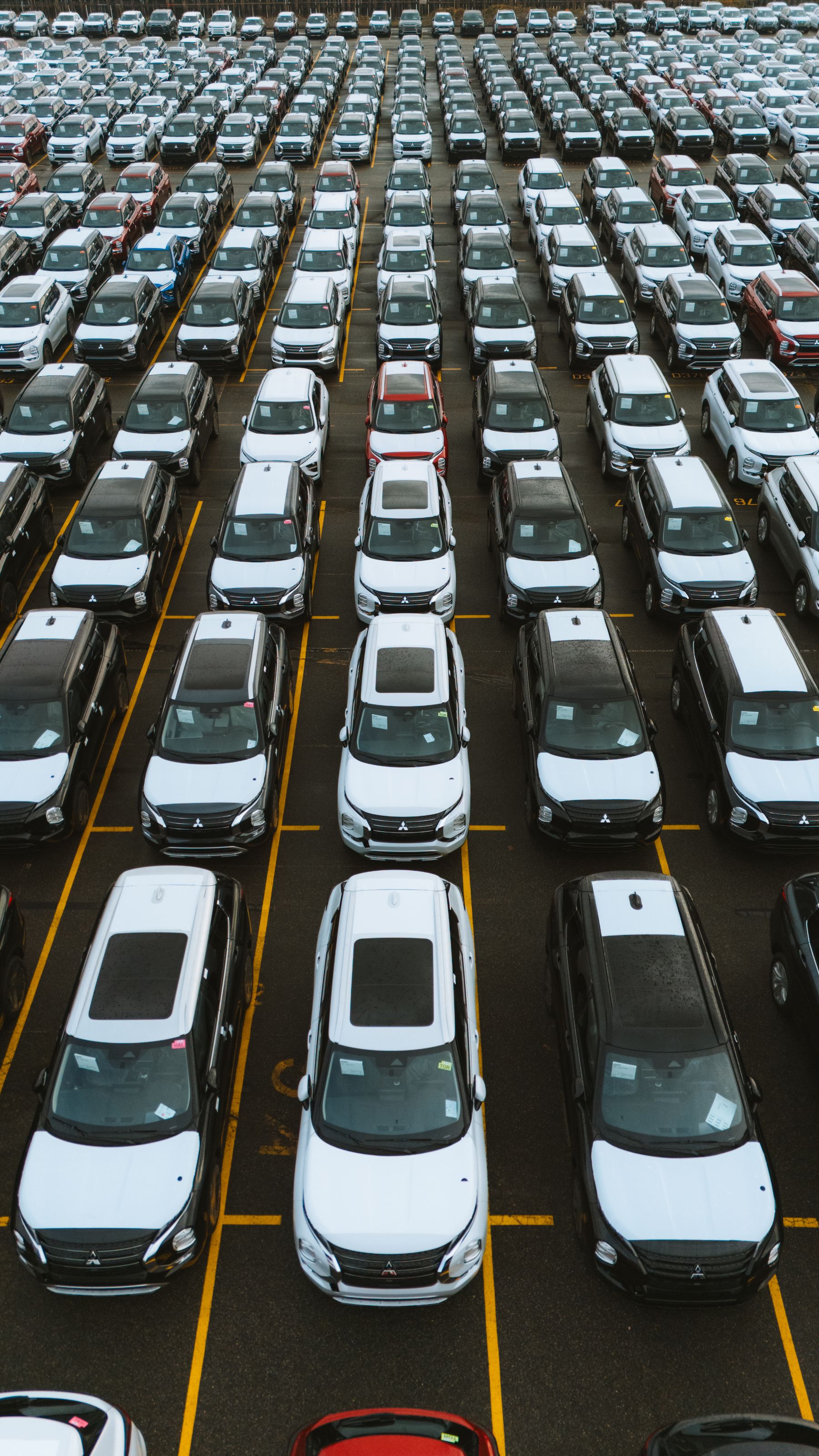 Large multi-brand vehicle inventory lot